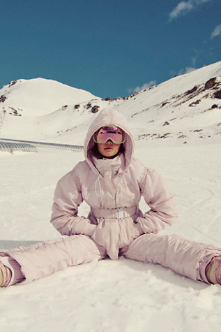 Lift Love Belted Ski Jacket by FP Movement at Free People, Mountain Blossom, XL
