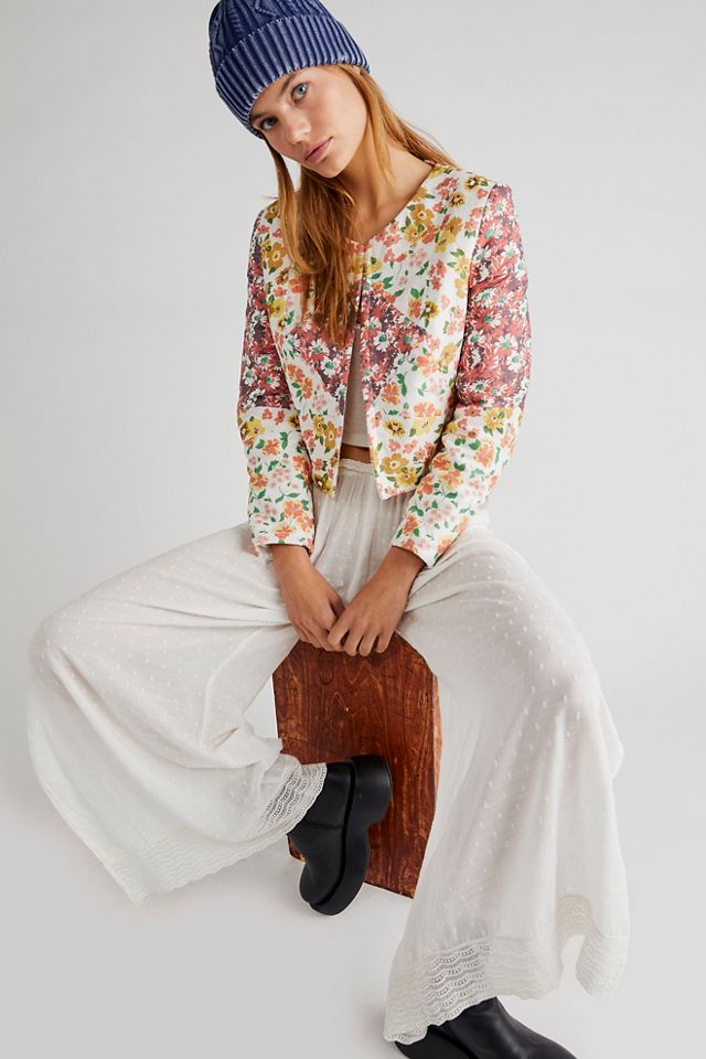 Free people floral jacket sale