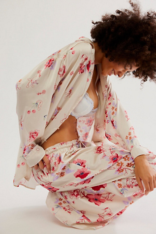 Dreamy Days Pyjama Set by Intimately at Free People in Garden Party Combo, Size: Small