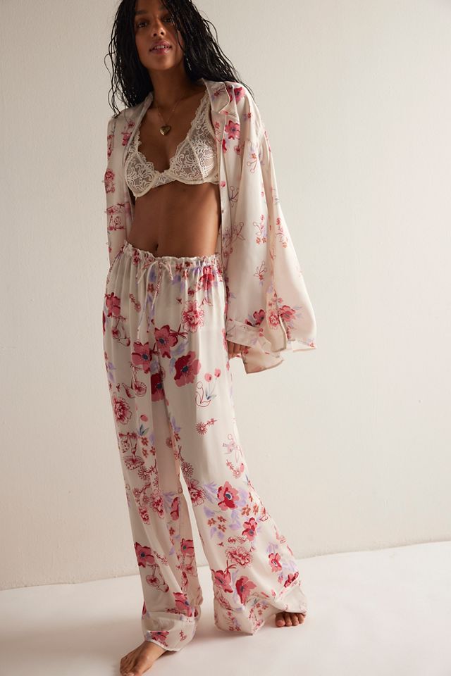 (取寄) フリーピープル レディース ドリーミー デイズ パジャマ セット Free People women Dreamy Days Pajama Set Cherry Combo Dreamy Days Pajama Set | Free People