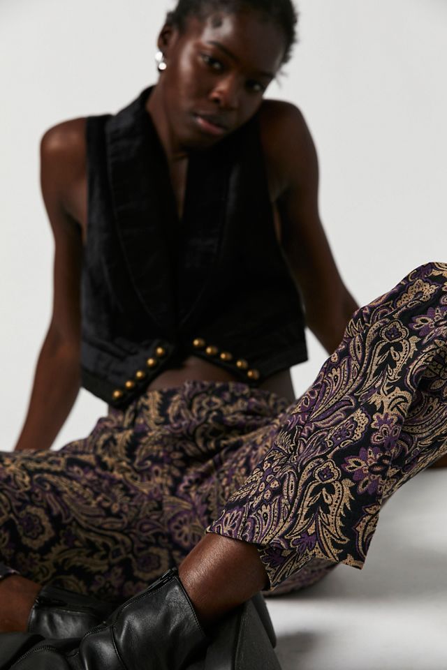 Walker Relaxed Jacquard Pants #2