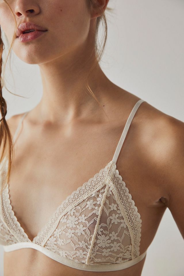 Free People • NWT Celine Lace Mulberry Bralette Size XS - $19