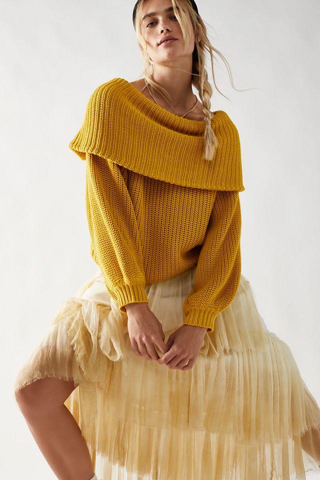 Heighten Off The Shoulder Sweater Free People