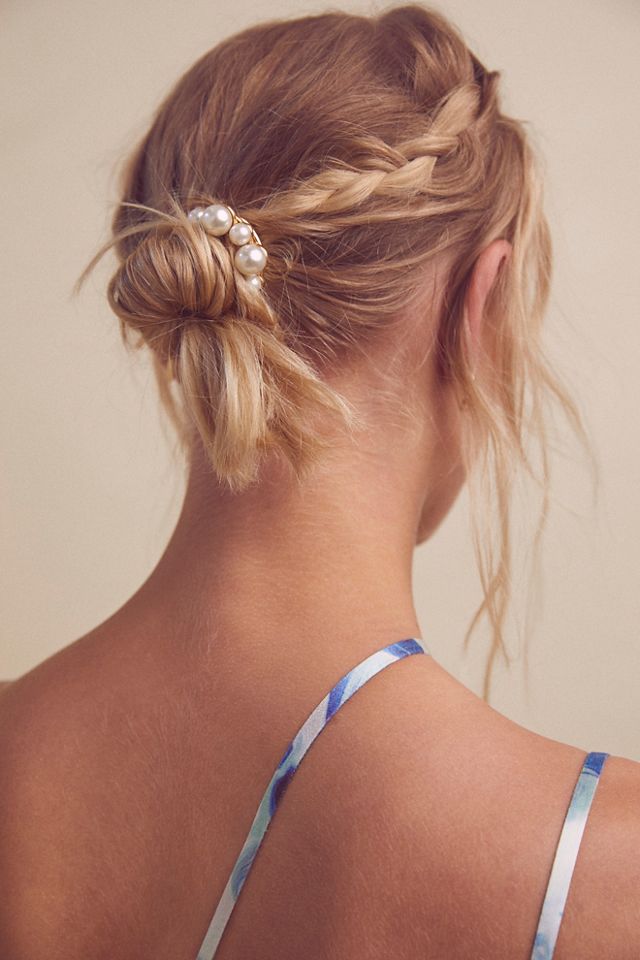Pretty Pearl Metal Hair Pin