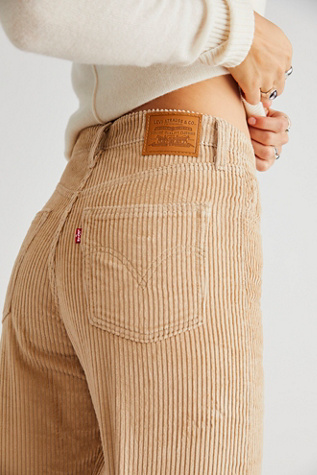 ribcage straight ankle corduroy pants