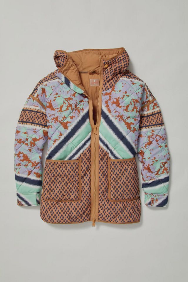 Pria Printed Packable Puffer Jacket