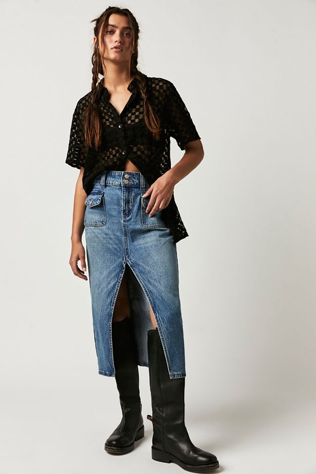 Harmony Velour Buttondown #2