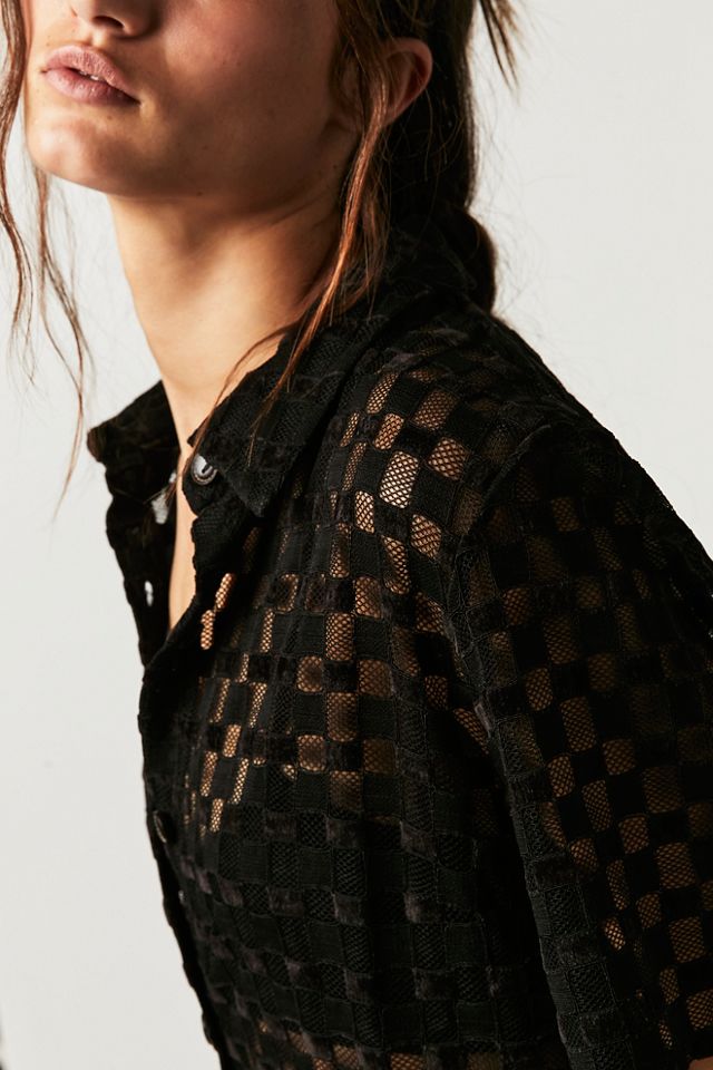 Harmony Velour Buttondown #3