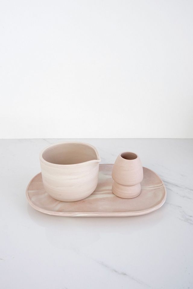 Ren Vois Blush Marble Matcha Table Set #2