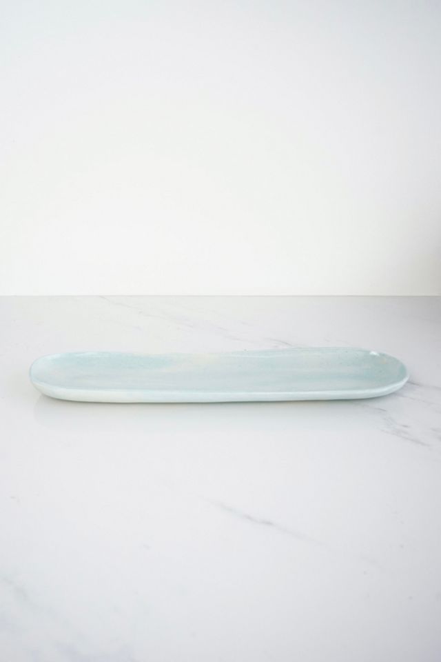 Ren Vois Aqua Marble Oblong Tray #2