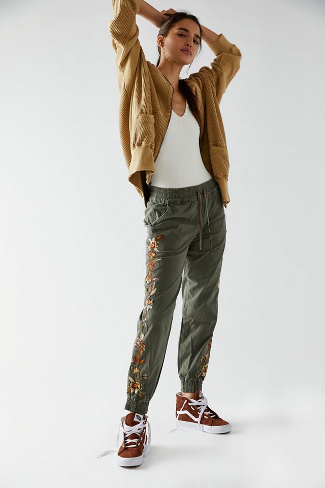 Driftwood Floral Joggers | Free People