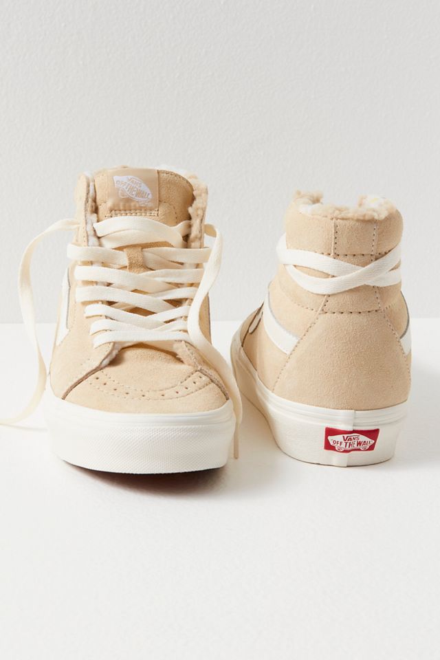 Vans shearling lined outlet sneakers