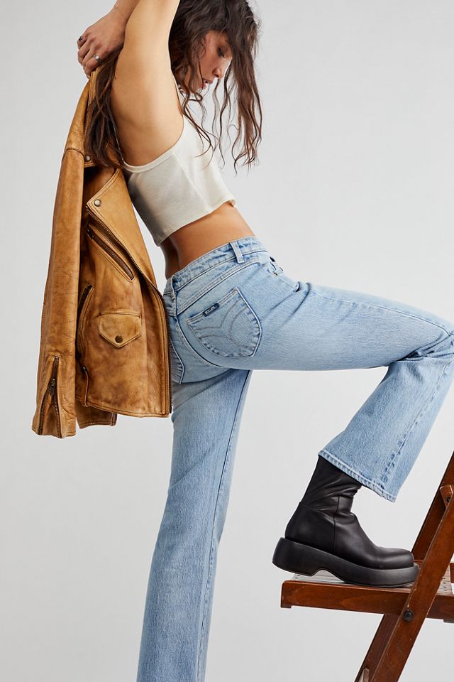 Rolla's Dallas Low-Rise Slim Flare Jeans