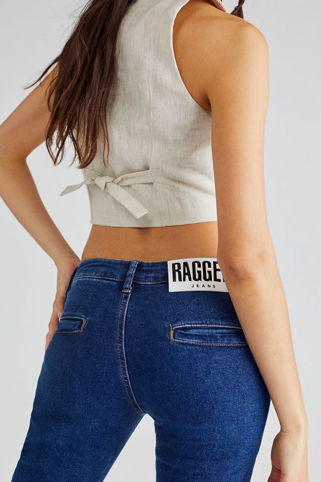 The Ragged Priest Flashback Low-Rider Jeans | Free People UK