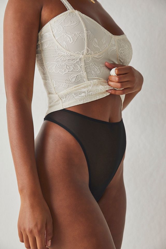Free People Whisper High Cut Thong. 4