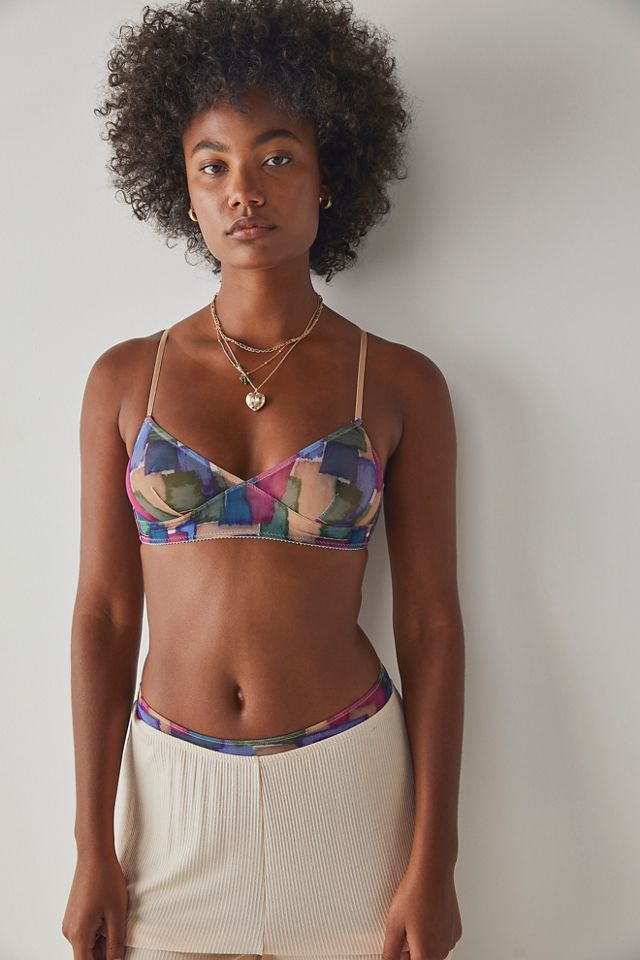 Free People Mosaic Mesh Retro Bra. 2