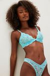 High Cut Daisy Lace Thong Undies