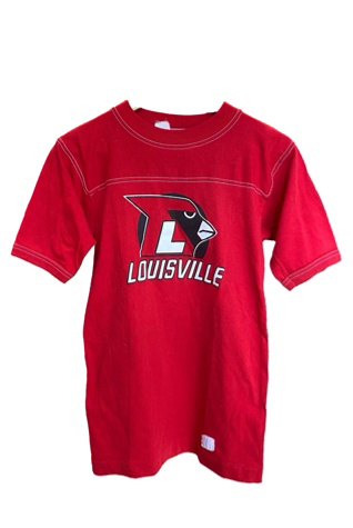 1971 Louisville Cardinals Iconic Men's 60/40 Blend T-Shirt by Vintage Brand