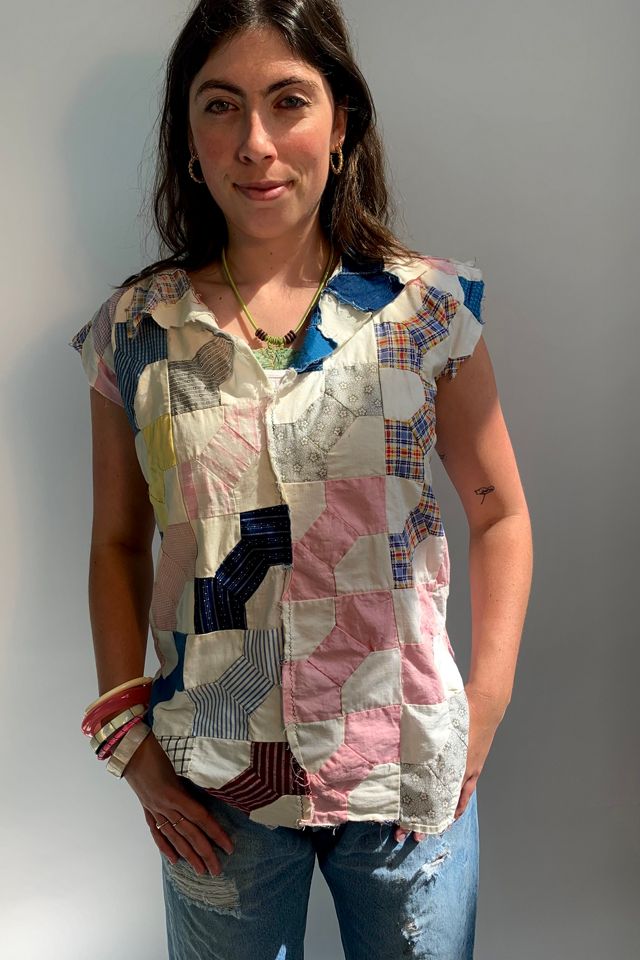 Anna Corinna Flour Sack Quilt Top