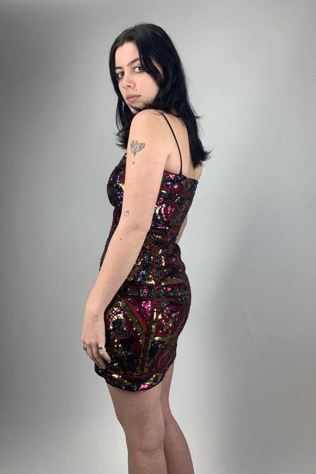 Vintage Henri Bendel Sequins Mini Dress Selected by Anna Corinna #1
