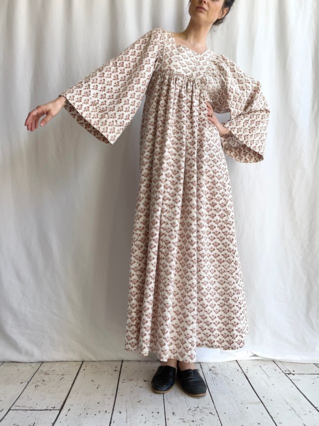 1960 s Laura Ashley Single Print Dress Selected by House of Vintage UK Free People