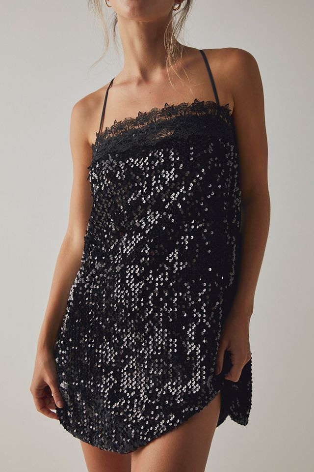 Free people outlet sequin mini dress