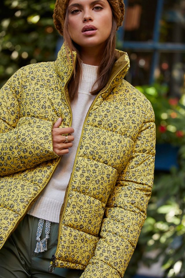 Barbour wool store jacket yellow