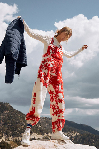 Hit The Slopes Printed Salopette | Free People