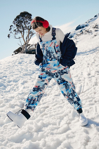 Hit The Slopes Printed Salopette