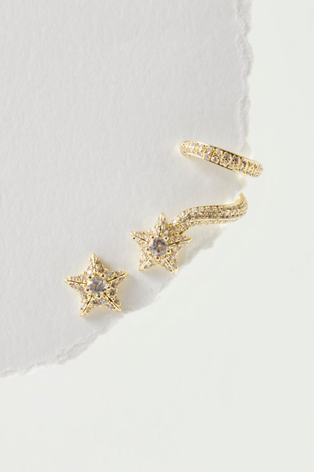 Sky Is The Limit Mismatch Stud and Ear Cuff #1