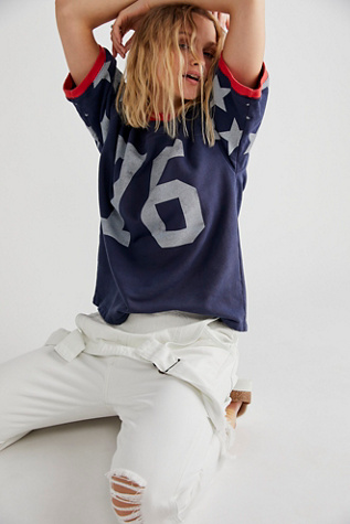 76 Star Sport Short Sleeve Sweatshirt | Free People