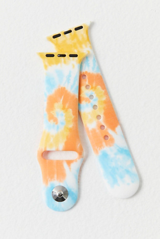 Good Times Apple Watch Band At Free People In Orange Tie Dye