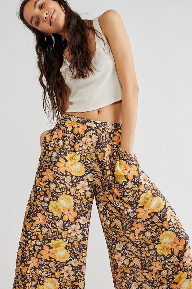 Spell Hibiscus Lane Wide-Leg Pants