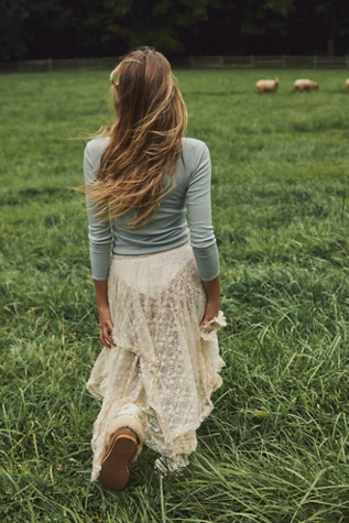 French Courtship Maxi Slip Skirt - thumbnail 8