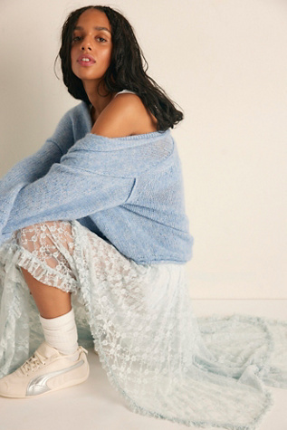 French Courtship Maxi Slip Skirt