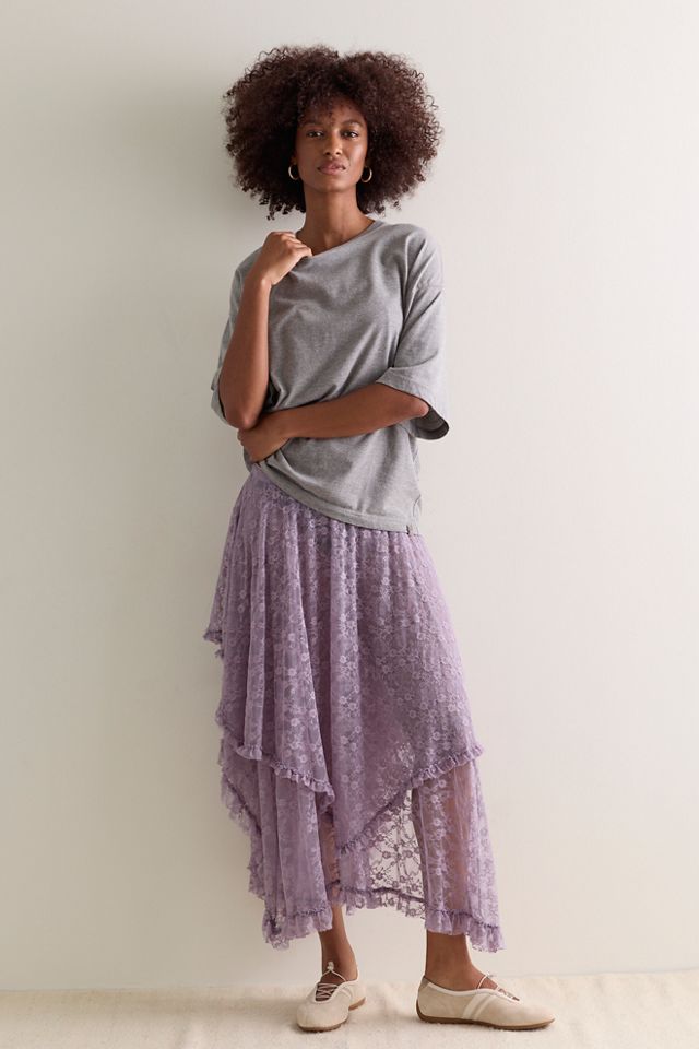 French Courtship Maxi Slip Skirt #2