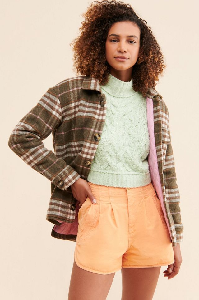 Free People Fallin' For Flannel Shorts