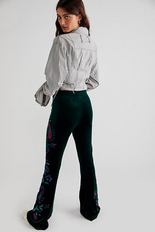 Farrah velvet flared pants