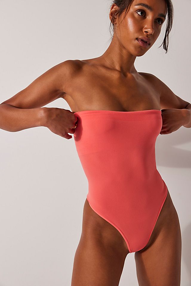 Free People Tati Seamless Tube Bodysuit Etherea XS-S (US Women's 0-6) at   Women's Clothing store