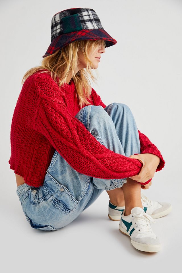Free People plaid bucket hat Free People Rahi Ghost Cord Plaid Bucket Hat | Mercari main image 3