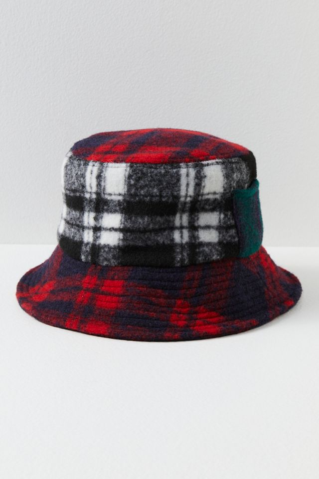 Molly Pocket Plaid Bucket Hat | Free People display picture 1