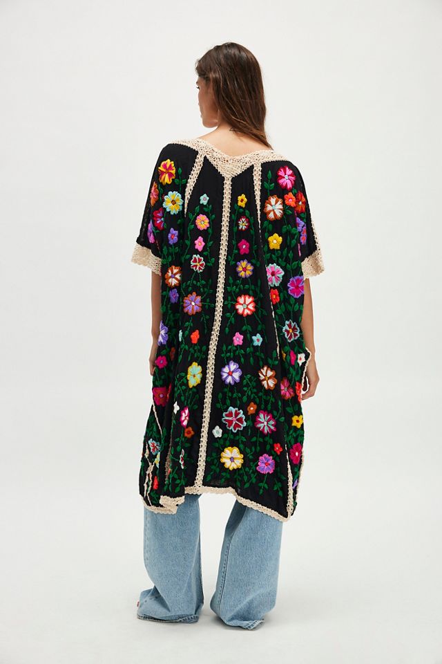 Bella Flor Embroidered Kaftan #1