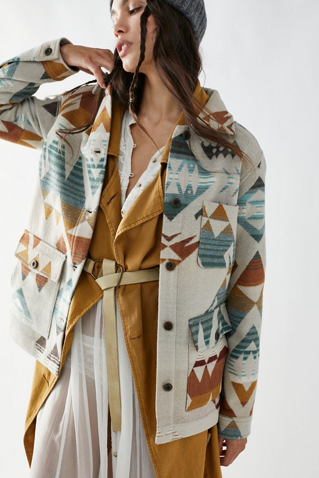 Pendleton Pacific West Wool Coat | Free People