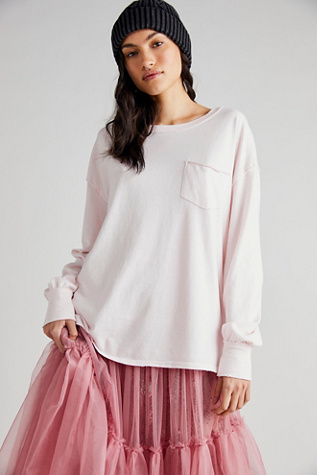 We The Free Fade Into You Tee at Free People in Pink Salt, Size: XS