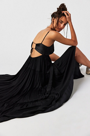 Freya Maxi Dress at Free People in Black, Size: Large