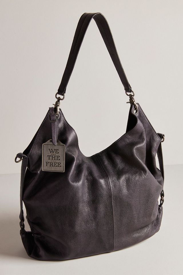 Free People We The Free Sabine Leather Hobo Bag