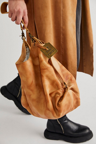 We The Free Sabine Slouchy Bag at Free People in Washed Toffee