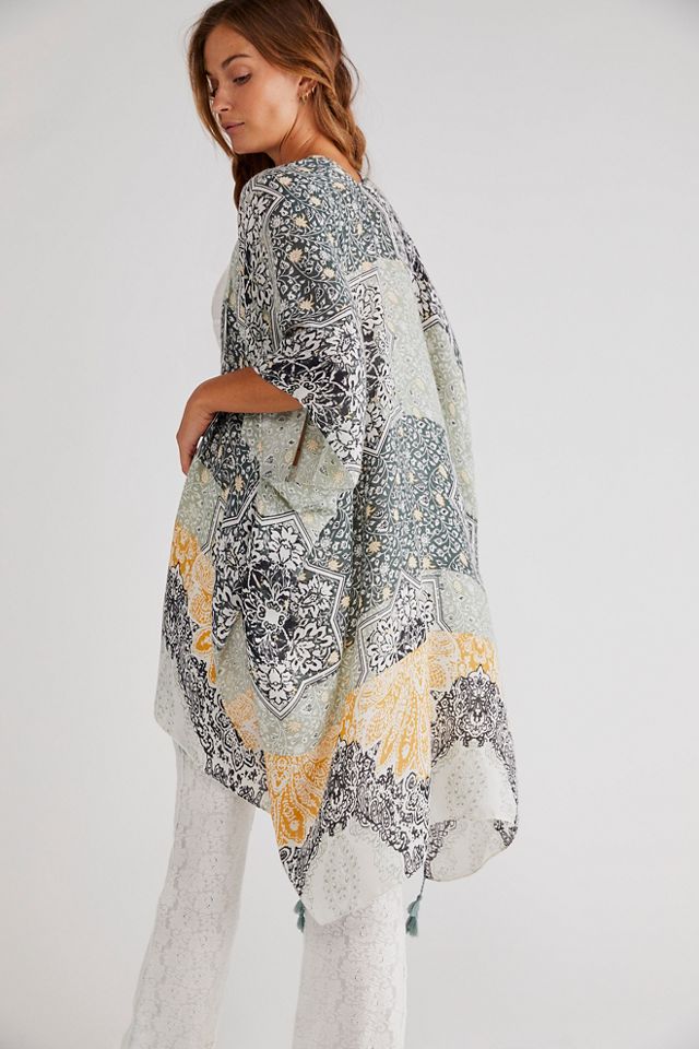 Blushing Oasis Kimono main image 0