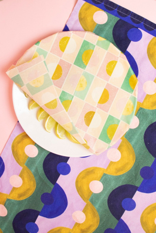 Supra Endura Geo Organic Fair Trade Tea towel at Free People