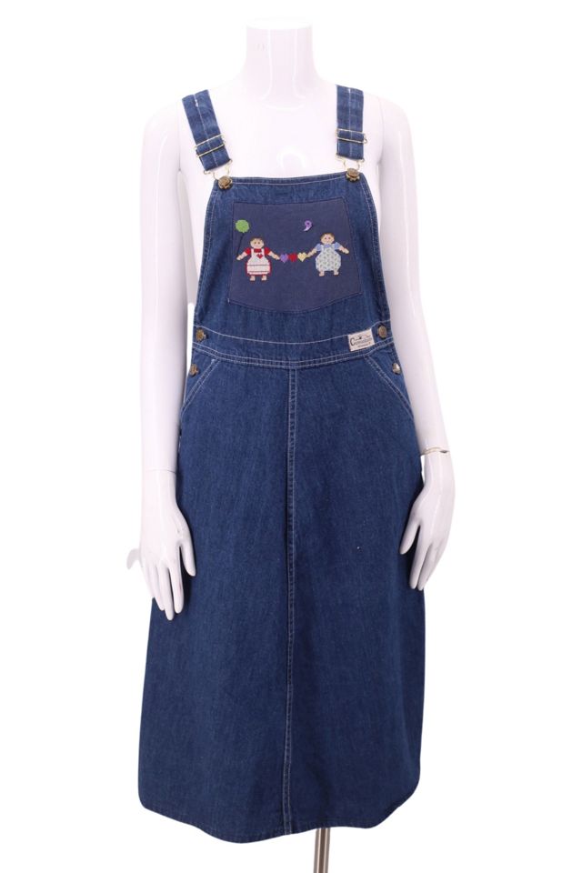 80s denim dress best sale